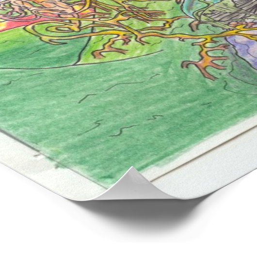 収穫物 ポスター (角)