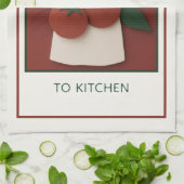 収穫用トマトシェフティータオル キッチンタオル (折り畳み)