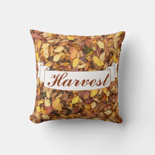 収穫紅葉杭 クッション (正面)