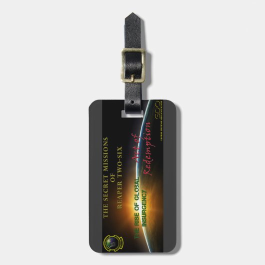 収穫者のTwo-Sixの荷物のラベルの秘密の代表団 ラゲッジタグ (正面縦)