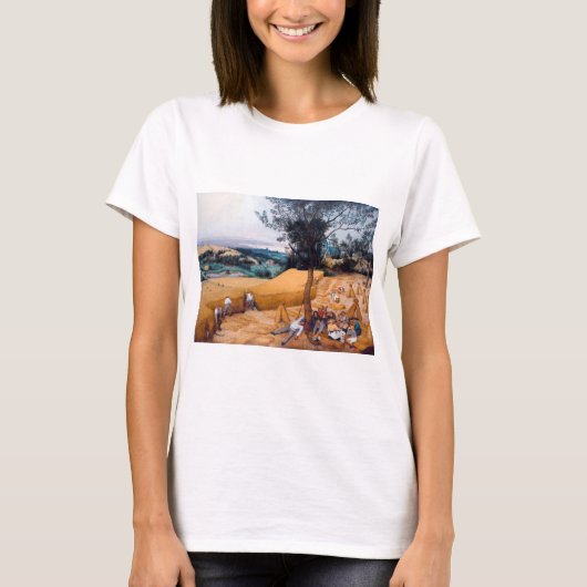 収穫者 ピーテル・ブリューゲル Tシャツ (正面)