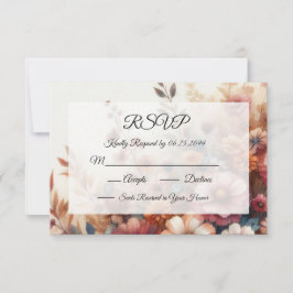 収穫花びらと空絵を描空 出欠カード