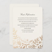 収穫花指示/情報カード エンクロージャーカード (正面/裏面)