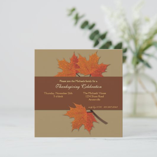 収穫葉招待状 招待状 (スタンド正面)