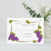 収穫葡萄の応答カード 出欠カード (スタンド正面)