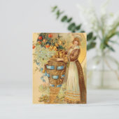 収穫角を持つ巡礼者 ポストカード (スタンド正面)