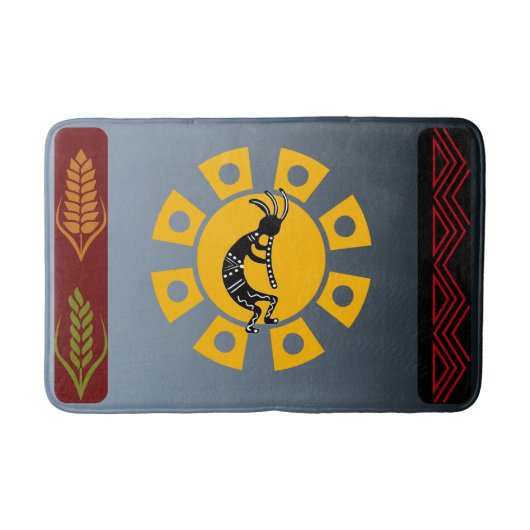 収穫豊饒サンココペリ バスマット (正面)