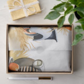 収穫車カボチャ1デクページ紙 薄葉紙 (ギフト)