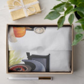 収穫車カボチャ6デクページ紙 薄葉紙 (ギフト)