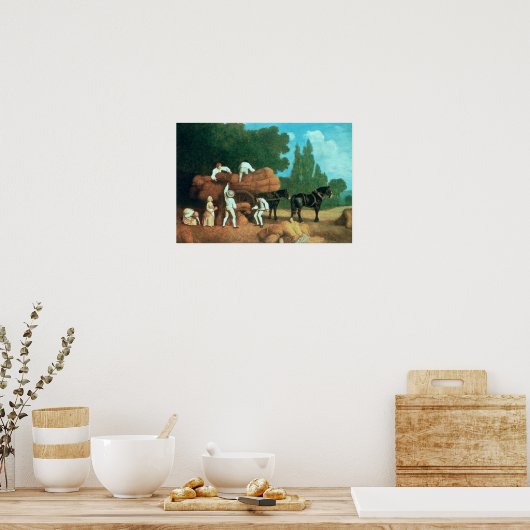 収穫車 ポスター (キッチン)