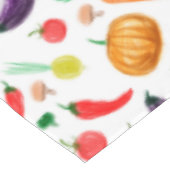 収穫野菜トマトペッパーニンジンのキノコc テーブルクロス (アングル)