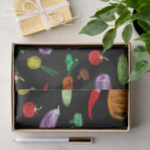 収穫野菜トマトペッパーニンジンのキノコc 薄葉紙 (ギフト)