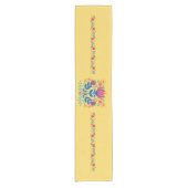 収穫金ゴールドメインスパイアキシコフローラテーブルランナー ショートテーブルランナー (正面)