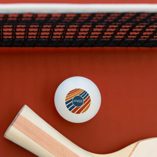 収穫金ゴールド1970年代ストライプの 卓球ボール