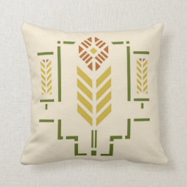 「収穫」のステンシル クッション