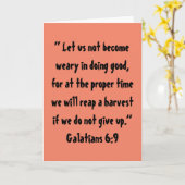 "収穫"の聖なる書物、経典の挨拶状 カード (黄色い花)