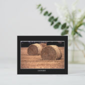 収穫 |はがき ポストカード (スタンド正面)