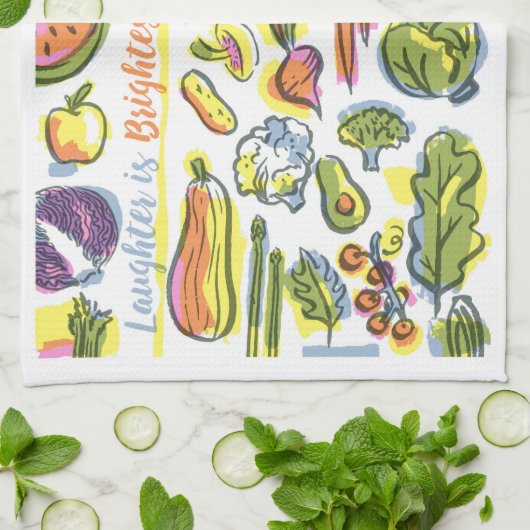 収穫 キッチンタオル (折り畳み)