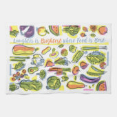 収穫 キッチンタオル (横)