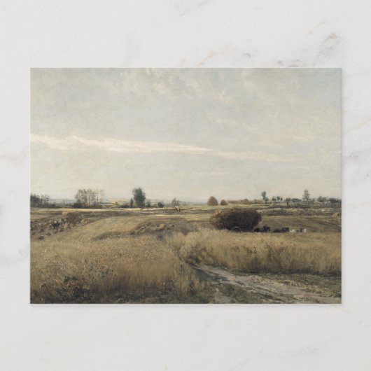 収穫 | シャルルフランソワダウビグニー ポストカード (正面)