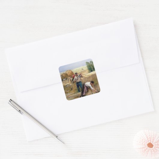 収穫 スクエアシール (封筒)