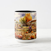 収穫 ツートーンマグカップ (中央)