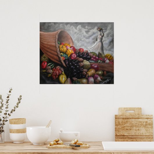 収穫 ポスター (キッチン)