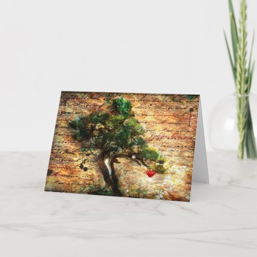 収穫：新しいハート カード (正面)