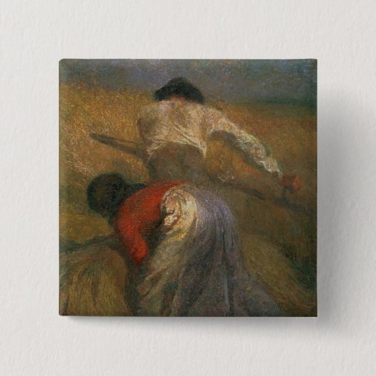 収穫 缶バッジ (正面)