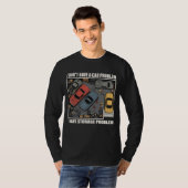 収納に困ってます - 車好きのガレージ Tシャツ (正面フル)