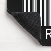 収縮のバーコード マウスパッド (コーナー)