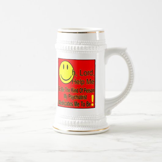 収縮T、薄い色 ビールジョッキ (右)