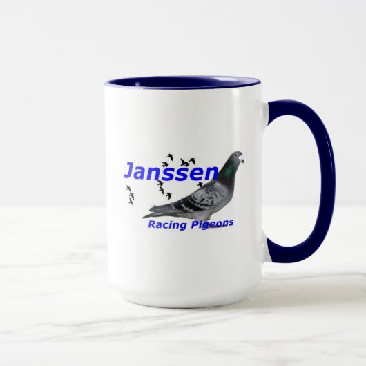 収集できるシリーズJanssenの競争ハト マグカップ (右)