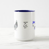 収集できるシリーズJanssenの競争ハト マグカップ (中央)