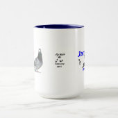 収集できるシリーズJanssenの競争ハト マグカップ (中央)