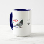 収集できるシリーズJanssenの競争ハト マグカップ (正面左)