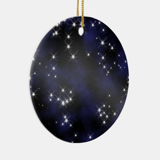 収集できる深宇宙-個人化して下さい セラミックオーナメント (右)