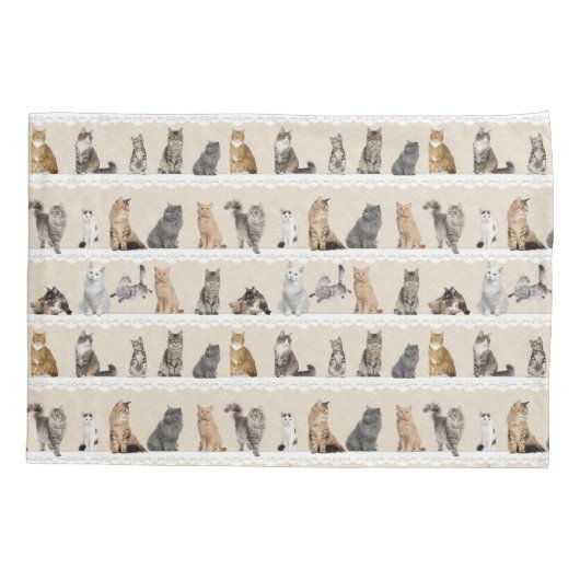 収集できる猫の枕箱 枕カバー (裏面)