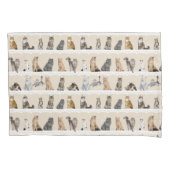 収集できる猫の枕箱 枕カバー (正面)