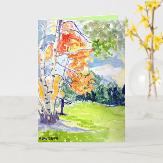 収集できる芸術-挨拶状- "自然"のテーマ カード (黄色い花)