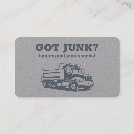 収集サービスの運搬 名刺 (正面)