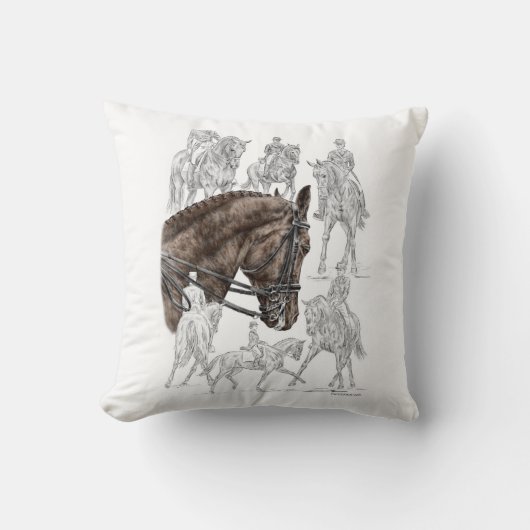 収集ドレスセージ馬FEI クッション (正面)