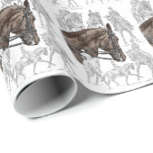 収集ドレスセージ馬FEI ラッピングペーパー (ロールコーナー)