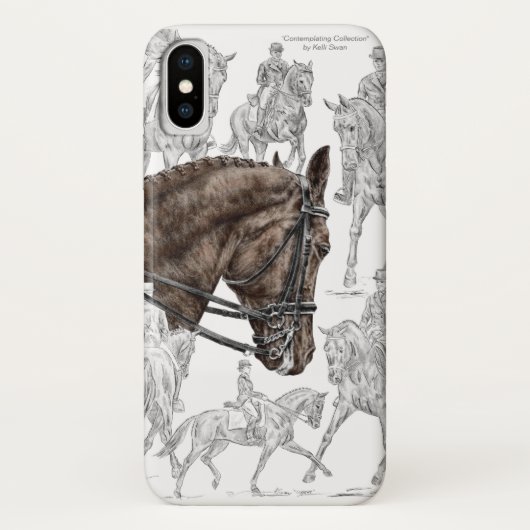 収集ドレスセージ馬FEI Case-Mate iPhoneケース (裏面)