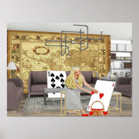 収集ハートポスター ポスター (正面)