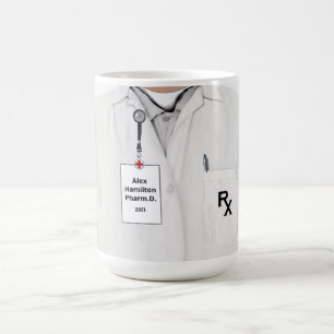 収集パーソナライズされたできる薬剤師 コーヒーマグカップ