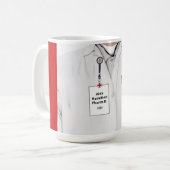 収集パーソナライズされたできる薬剤師 コーヒーマグカップ (正面左)