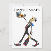 収集ユニークウェイターシリーズ招待状 招待状 (正面)