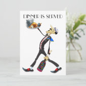 収集ユニークウェイターシリーズ招待状 招待状 (スタンド正面)