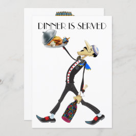 収集ユニークウェイターシリーズ招待状 招待状